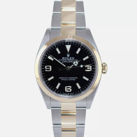 Rolex Mint Explorer 36mm Two Tone Watch - Picture 2 of 6